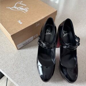 Christian Louboutin platform Mary Janes size 40